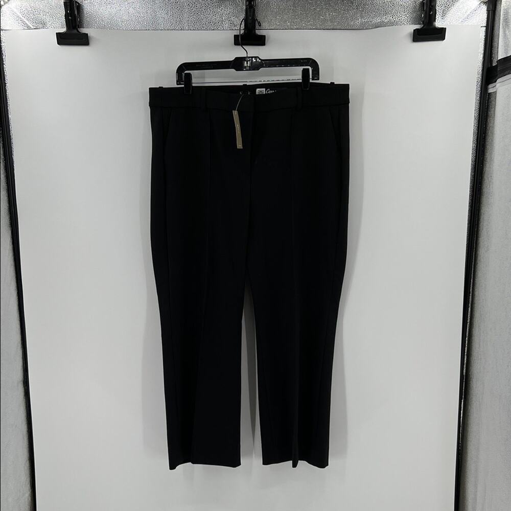 J. Crew Women's Cropped Natalia pant in four-season stretch - Black - 18 - NWT